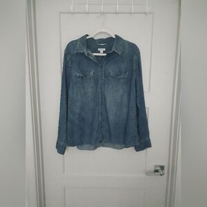 Merona Denim Button-Up Shirt